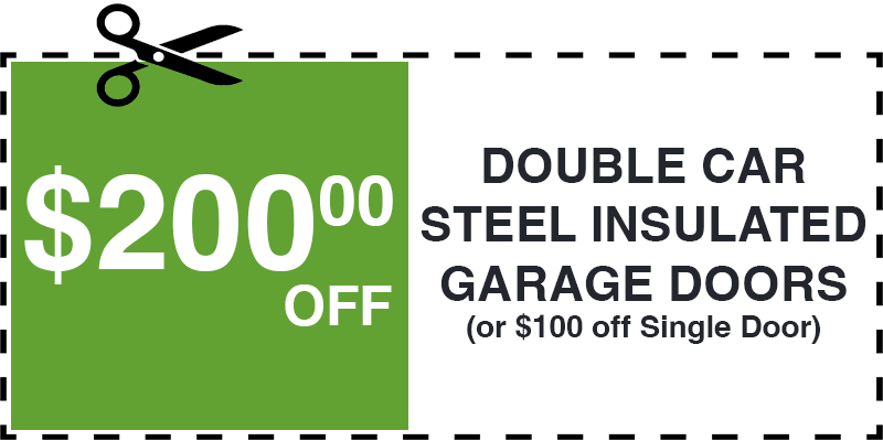 200 off garage door repair Woodbury