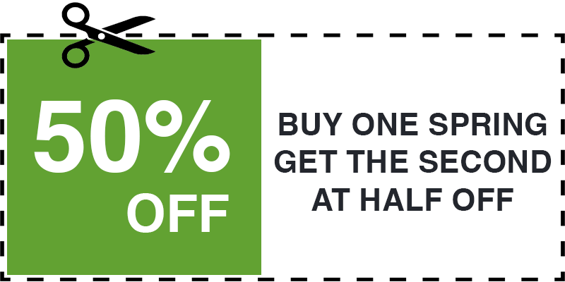 HALF OFF GARAGE SPRING Woodbury
